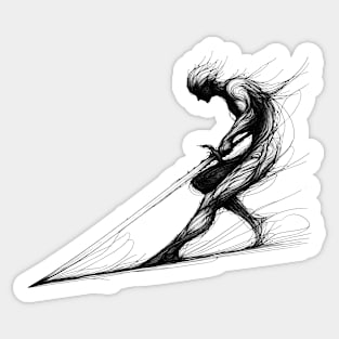 Sword fighter Sticker